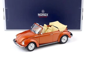 1:18 Norev VW Maggiolino 1303 Cabriolet 1976 Brasile marrone metallizzato - Limitato 1000 pz - Foto 1 di 4