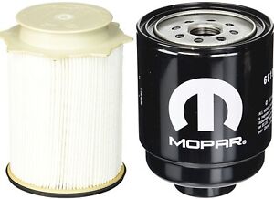 Dodge Ram 6.7 Liter Diesel Fuel Filter Water Separator Set Mopar OEM