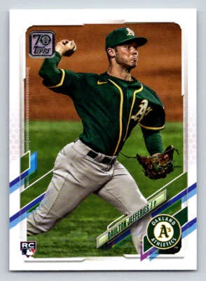 2021 Topps #656 Daulton Jefferies RC (ref 198954) - Image 1 of 2