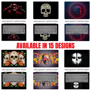 Horror Skulls Laptop Vinyl Decal Skin Sticker ACER HP DELL ASUS 11 to 17 Inches - Bild 1 von 16