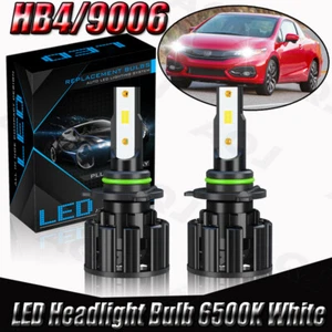 9006 Kit de conversión de bombilla de faro LED haz bajo blanco súper brillante 6500K - Imagen 1 de 16