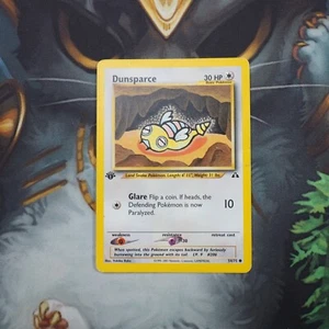 Dunsparce 1st Edition 54/75 Common Pokemon Neo Discovery Played Single Card TCG - Picture 1 of 12
