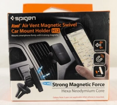 Spigen Keul Air Vent Magnetic Swivel Car Mount Holder H12 - Image 1 of 4