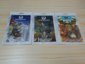 Lot of 3 Blizzard OverWatch Collectible Comic Books Backpack hanger Characters - Picture 1 of 5
