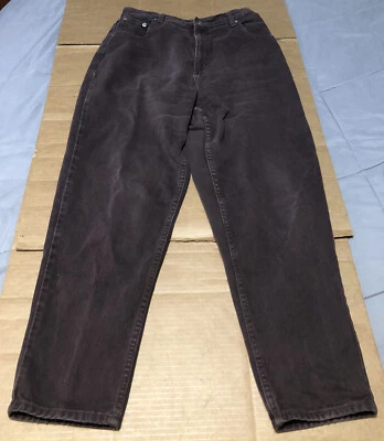 Vintage 1990s CROSSROADS RELAXED Womens Jeans - Brown - Size 14R - Image 1 of 4