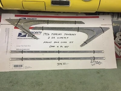 Mercury Monterey 1956 2 puertas techo rígido puerta interior SST L & R Foto 1 de 4