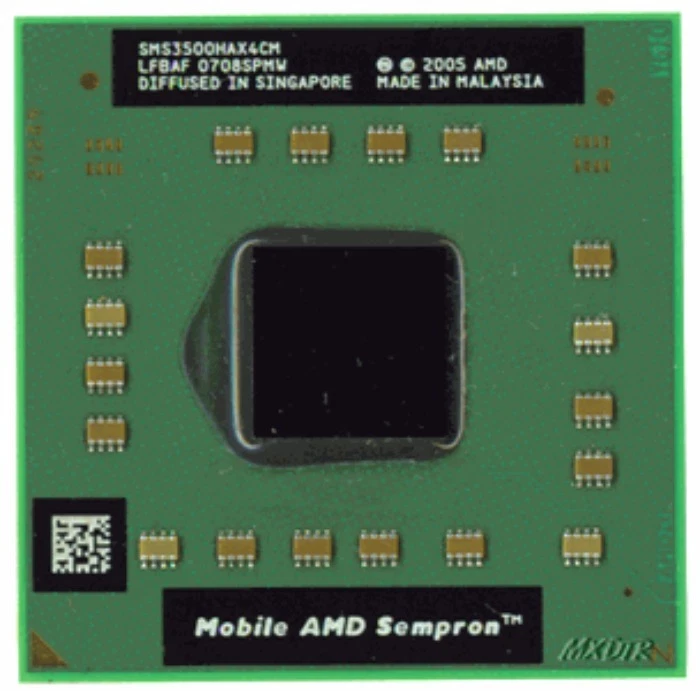 **TESTED** SMS3500HAX4CM 3500+ AMD Mobile Sempron 1.8GHz Laptop CPU Processor  - Image 1 of 1