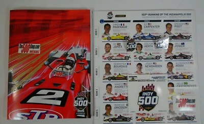 2019 Indianapolis 500 103RD Running Program Starting Line-Up Event Pins Decal - Image 1 of 4