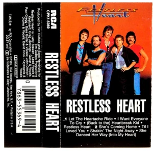 Cassette Restless Heart 1985 RCA Records CPK1-5369 Let The Heartache Ride - Picture 1 of 2