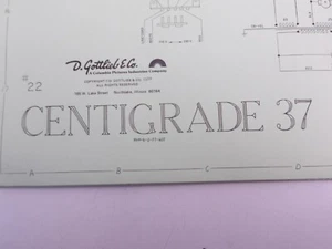 Gottlieb: Centígrado 37 - Esquema - Casi Como Nuevo - Imagen 1 de 1