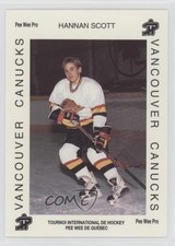 1992 Pee Wee Pro Quebec Pee-Wee Hockey International Tournament Hannan Scott