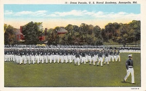 # K034     ANNAPOLIS, MD.      POSTCARD,   U.S. NAVAL ACADEMY - Picture 1 of 2