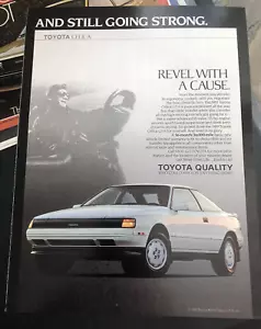 Vintage 1989 Toyota Celica GT-S Print Ad Advertising 8.5" X 11" NICE MAN CAVE - Picture 1 of 1