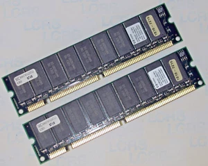 2 x HP D5026A 128MB PC100 SDRAM memory modules (256MB KIT) - Picture 1 of 3