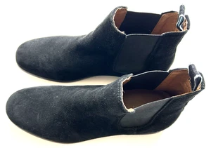 SHOE THE BOOT Hergestellt in Portugal Schwarz Wildleder Chelsea Brandneu Herren Größe 9 Stiefel - Bild 1 von 15