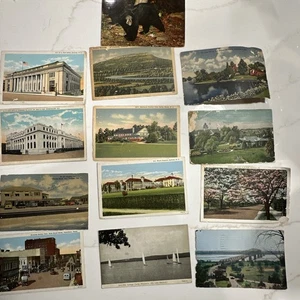 Lotto 13 cartoline d'epoca anni 1945-1950, lino - Foto 1 di 18