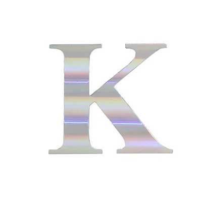 4 piezas 5 en letra K pegatinas telón de fondo decoraciones fiesta boda recepción eventos Foto 1 de 4