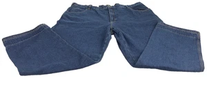 Redhead Men's Flannel Lined Utility Jeans 46x32 Insulated Blue Denim 7 Pockets - Picture 1 of 11