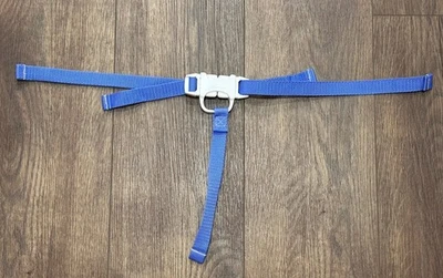 Fisher-Price Toddler Booster Seat Healthy Care Deluxe Blue Waist Safety Straps - Image 1 of 3