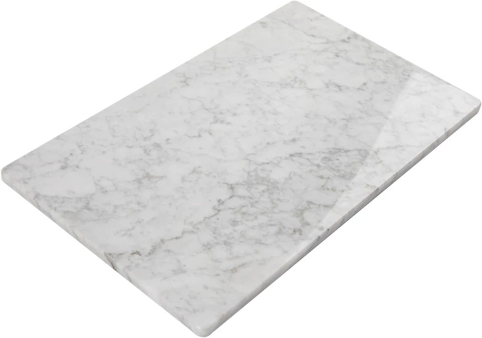 Tabla de cortar de mármol tabla de pastelería para cocina Carrara losa de mármol blanco regalo blanco Foto 1 de 2