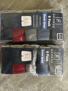 NUOVO LOTTO 12 BOXER GEORGE SLIP INTIMO UOMO 2XL SENZA ETICHETTE - Foto 1 di 8