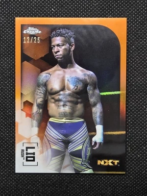 2020 WWE Topps Chrome #86 LIO RUSH Orange Refractor /25 NXT - Image 1 of 2