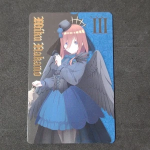 Miku Nakano The Quintessential Quintuplets Fallen Angel Bandai Card  - Picture 1 of 2
