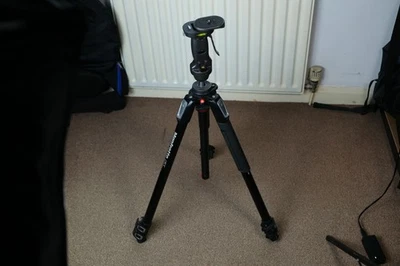 Manfrotto Tripod Carbon Fibre with Joystick Head + Bag - Image 1 of 4