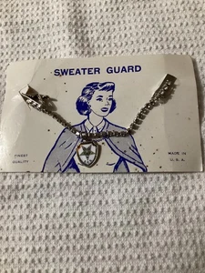 Vintage Order of the Eastern Star Clip-On Sweater Guard / Cape Clip - USA (RAR) - Bild 1 von 5