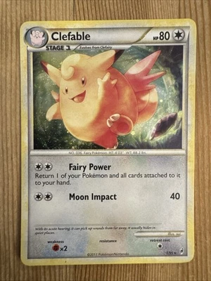 Clefable - 1/95 - Pokemon Call of Legends Holo Card LP - Image 1 of 2