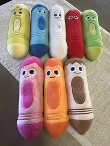 Baby First Color Crew Talking Plush Set of 8 Crayons Pencil Toy 5 speak   - Picture 1 of 4