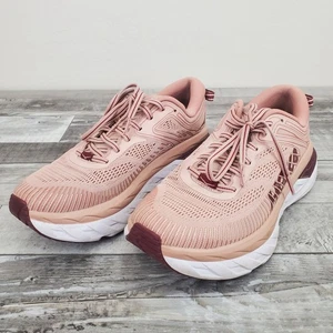 Hoka One One Bondi 7 'Misty Rose' Women's 8 Running Shoes - Picture 1 of 9
