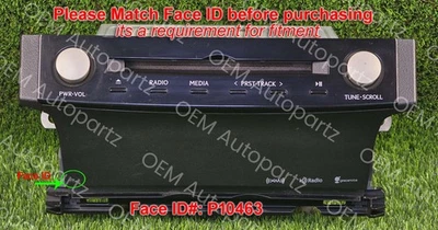Receptor de radio reproductor de CD 13-16 Lexus IS250 IS350 86140-53021 OEM p10463 OEM usado Foto 1 de 4