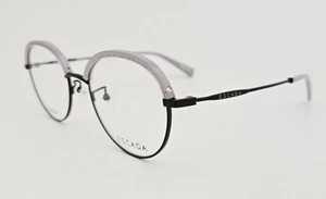 Escada Eyeglasses NEW Ves 964F Color 0H01 Lilac Black Round Size 50 Titanium - Picture 1 of 5