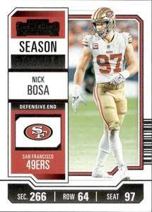 Nick Bosa - 2023 Panini Contenders Football #8 - Bild 1 von 2