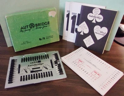 1959 Vtg Auto Bridge Play Yourself Bridge Game - Advanced Bridge Players USA - Image 1 of 4