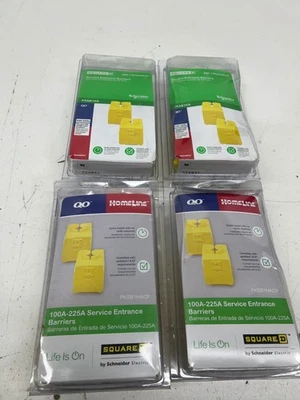 4 PAQUETES Cuadrados D 100 AMP- 225 AMP Barreras de Entrada de Servicio Foto 1 de 2