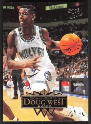 Doug West, 1995-96 Ultra, #110, Minnesota Timberwolves, - Image 1 of 2