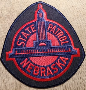 NE Nebraska State Patrol Polizei Schulteraufnäher - Bild 1 von 1