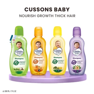 CUSSONS BABY Shampo Aloe Candle Nut Celery Nourish Growth Black Thick Hair 200ml - Picture 1 of 39