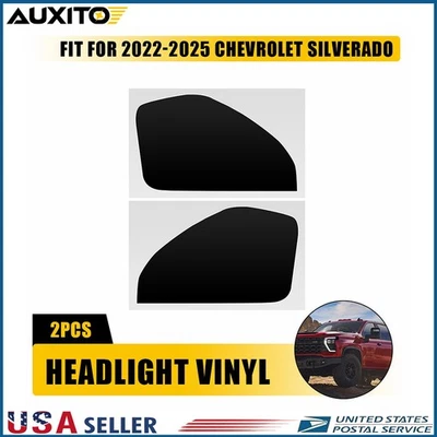 For Chevrolet Silverado 1500 2022 2023-2025 SMOKE Side Marker Vinyl Overlays - Image 1 of 4