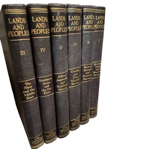 Grolier Lands and Peoples 6-Volume Hardcover Set - Bild 1 von 10