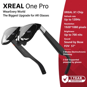 Xreal One Pro 3DoF Smart AR Glasses with X1 Chip 171 inch 57° FOV 120Hz 700nits - Picture 1 of 6