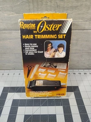 Raycine - Oster машинка для стрижки волос комплект модель 274-09 винтажный б/у проверен - Изображение 1 из 4