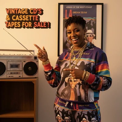 •L.A. DREAM TEAM ~ KINGS OF THE WEST COAST• ~1986 OG PRESSING~ (CASSETTE TAPE) - Image 1 of 4
