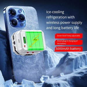 Accessoire Smartphone Refroidisseur Sans Fil Compact avec Affichage Numérique d - Photo 1 sur 12