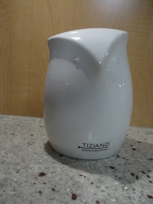 Tiziano Design große  Eule Paola 25,5 cm cremeweiß - Bild 1 von 3