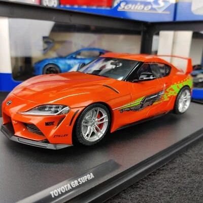 AUTO SOLIDA TOYOTA GR SUPRA TRIBUTE 2024 1:18 NUOVA. SCATOLA FEV 2025 - Immagine 1 di 4