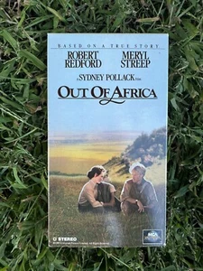 Out of Africa (1985) VHS Tape 1992 Release Meryl Streep Robert Redford - Bild 1 von 3