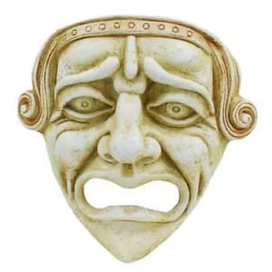 Tragedy relief wall hanging sculpture handmade plaster artifact - Picture 1 of 3